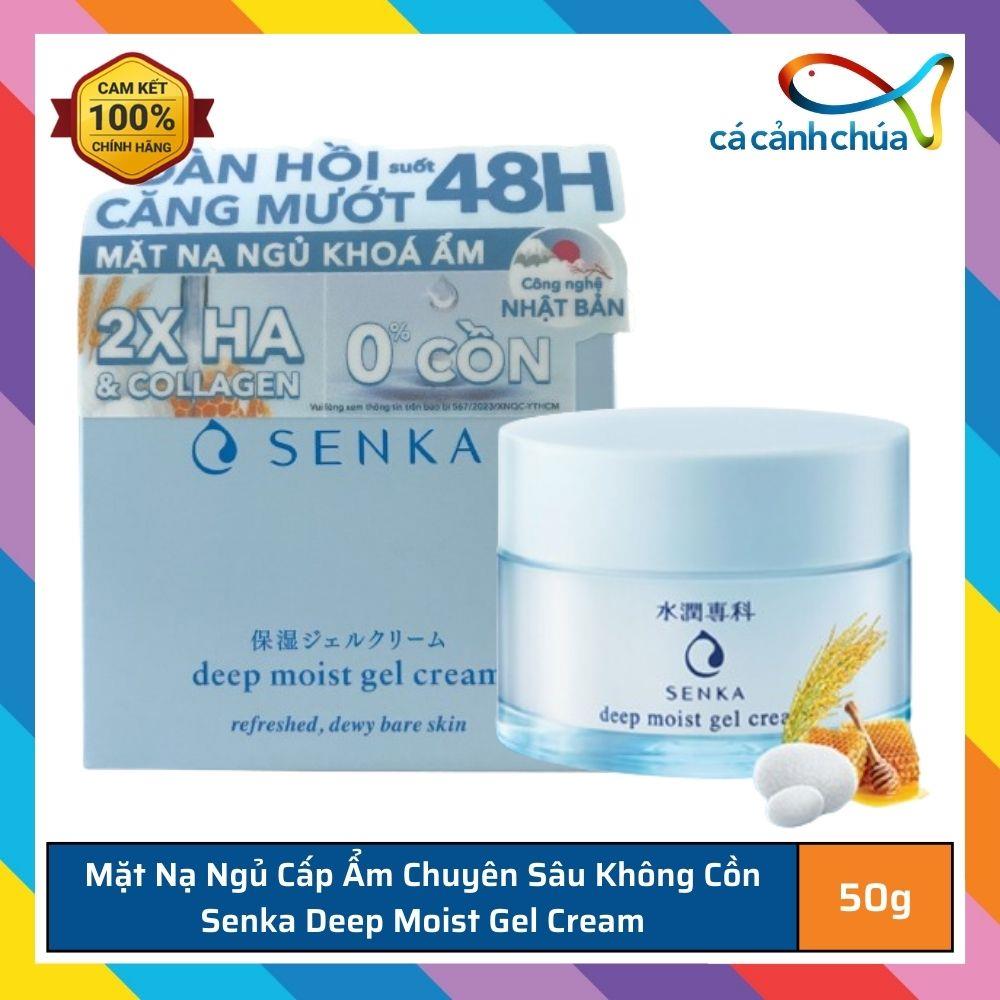 Mặt Nạ Ngủ Cấp Ẩm Chuyên Sâu Dạng Gel Senka Deep moist Gel Cream 50g43main_1